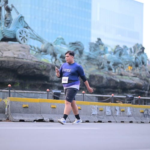 Race photo from KEMLU RUN 2026