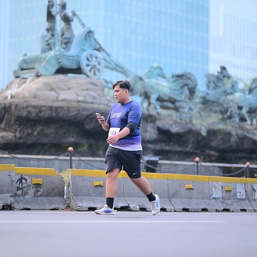 Race photo from KEMLU RUN 2026