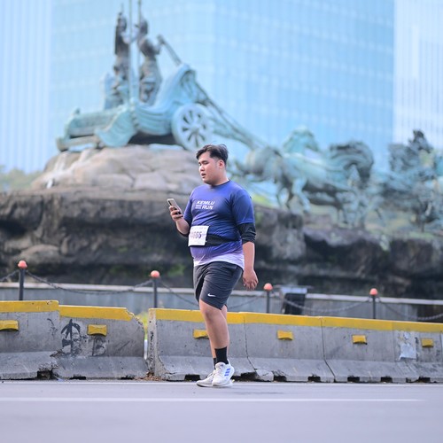 Race photo from KEMLU RUN 2026