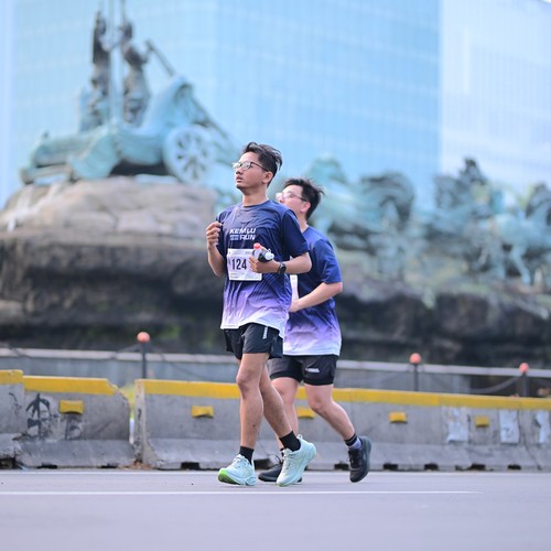 Race photo from KEMLU RUN 2026