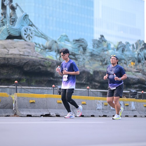 Race photo from KEMLU RUN 2026