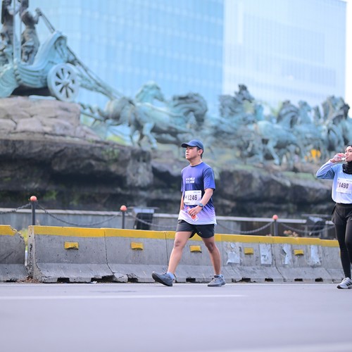 Race photo from KEMLU RUN 2026