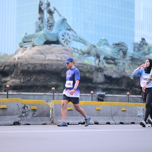Race photo from KEMLU RUN 2026