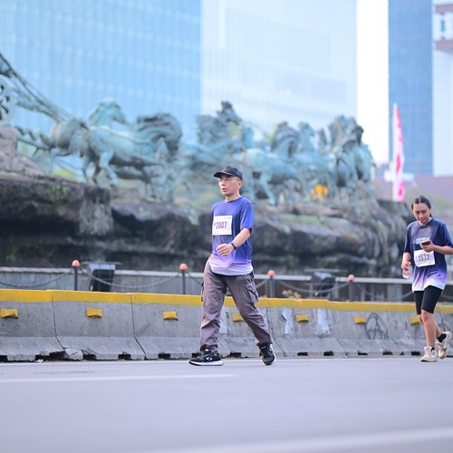Race photo from KEMLU RUN 2026