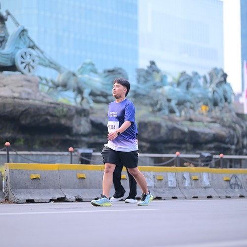 Race photo from KEMLU RUN 2026