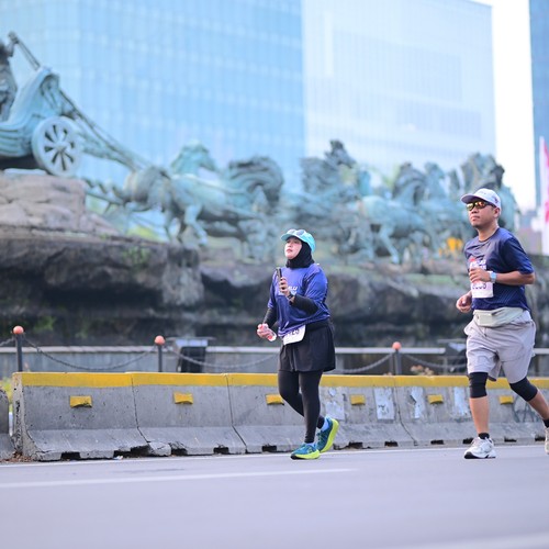 Race photo from KEMLU RUN 2026