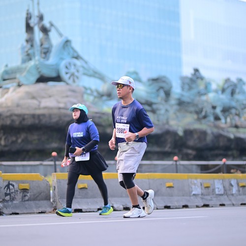 Race photo from KEMLU RUN 2026