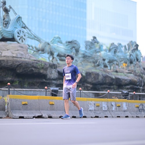 Race photo from KEMLU RUN 2026