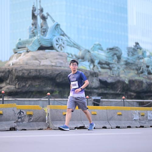 Race photo from KEMLU RUN 2026
