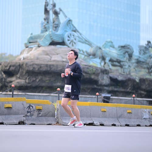 Race photo from KEMLU RUN 2026