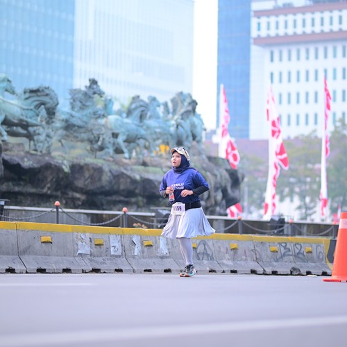 Race photo from KEMLU RUN 2026