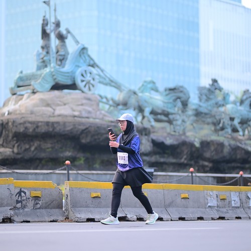 Race photo from KEMLU RUN 2026