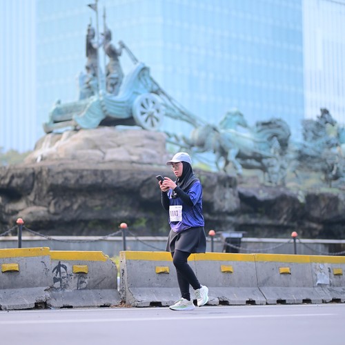 Race photo from KEMLU RUN 2026