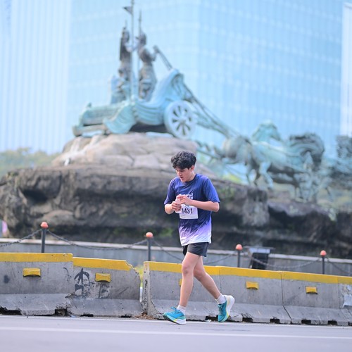 Race photo from KEMLU RUN 2026