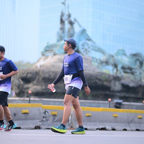 Race photo from KEMLU RUN 2026