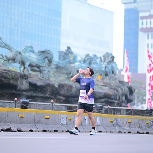 Race photo from KEMLU RUN 2026
