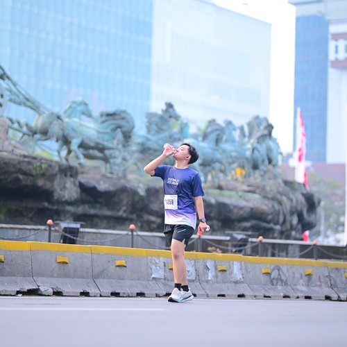 Race photo from KEMLU RUN 2026