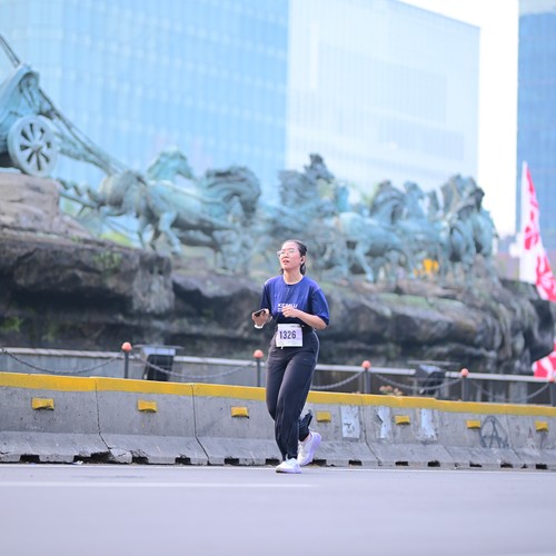Race photo from KEMLU RUN 2026