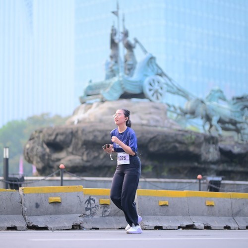 Race photo from KEMLU RUN 2026