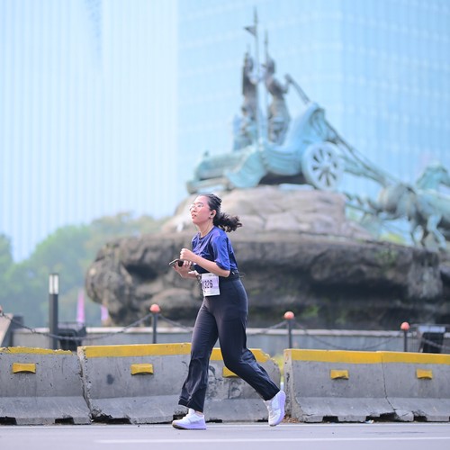 Race photo from KEMLU RUN 2026