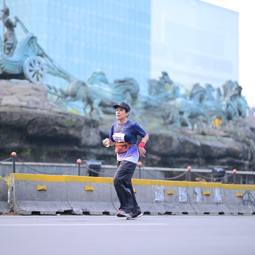 Race photo from KEMLU RUN 2026