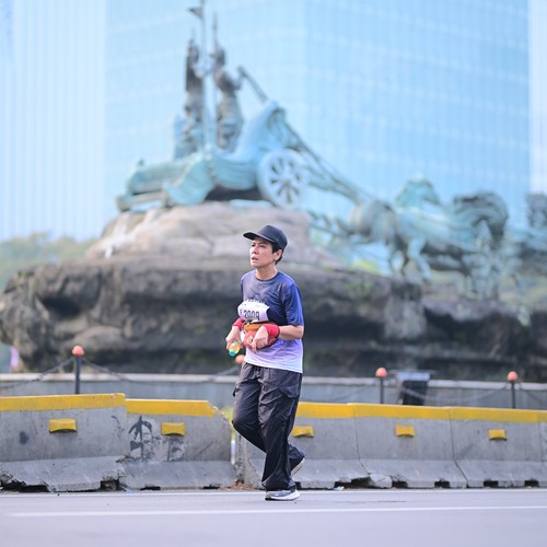Race photo from KEMLU RUN 2026