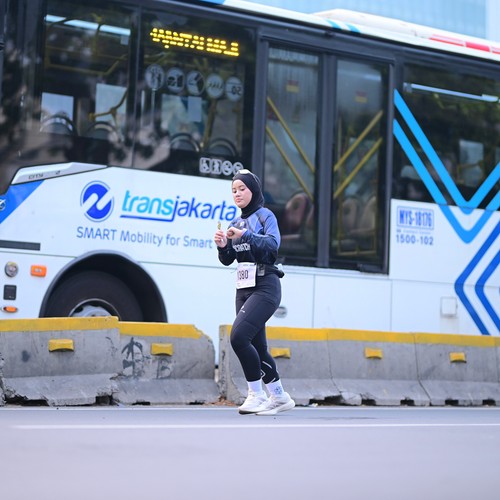 Race photo from KEMLU RUN 2026