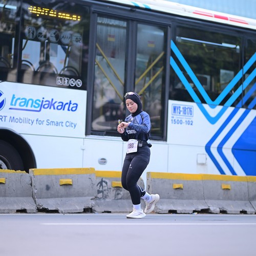 Race photo from KEMLU RUN 2026