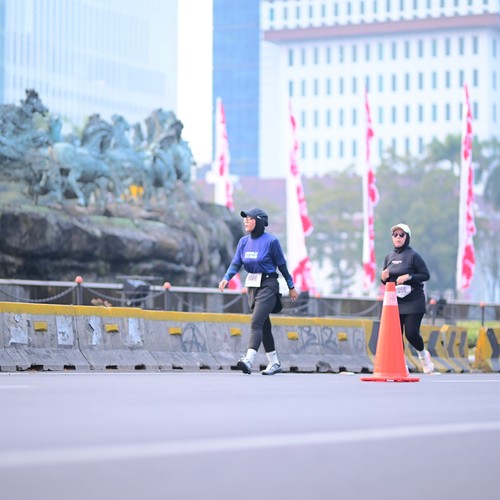 Race photo from KEMLU RUN 2026