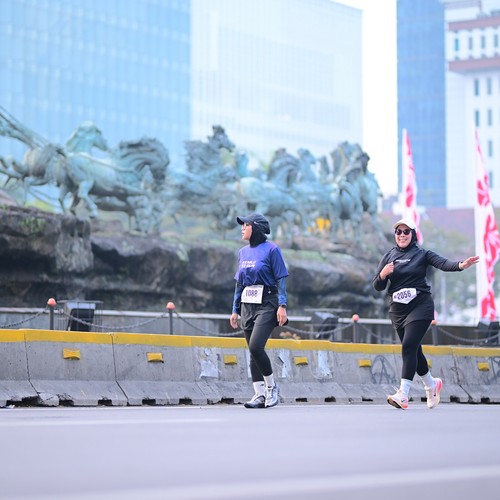 Race photo from KEMLU RUN 2026