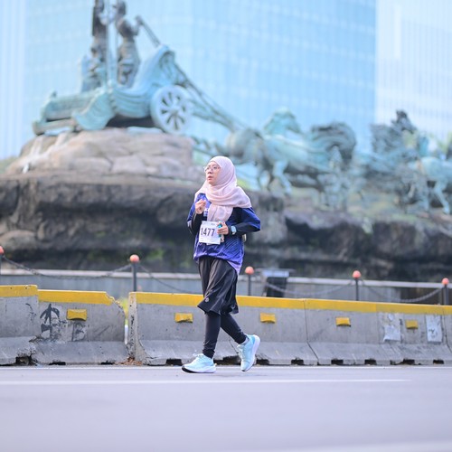 Race photo from KEMLU RUN 2026