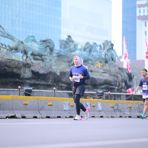 Race photo from KEMLU RUN 2026