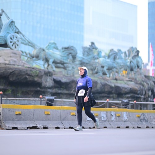 Race photo from KEMLU RUN 2026