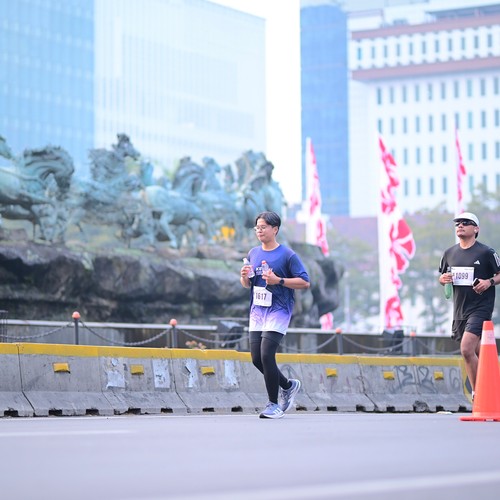 Race photo from KEMLU RUN 2026