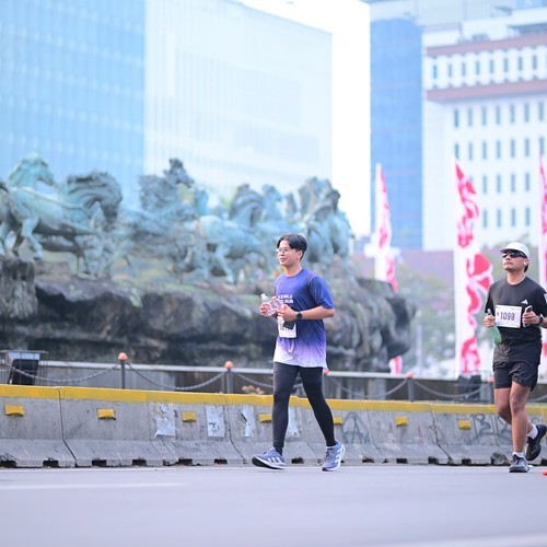 Race photo from KEMLU RUN 2026