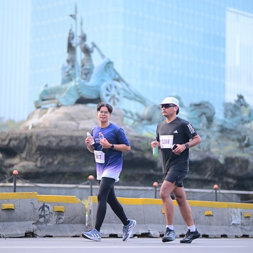 Race photo from KEMLU RUN 2026