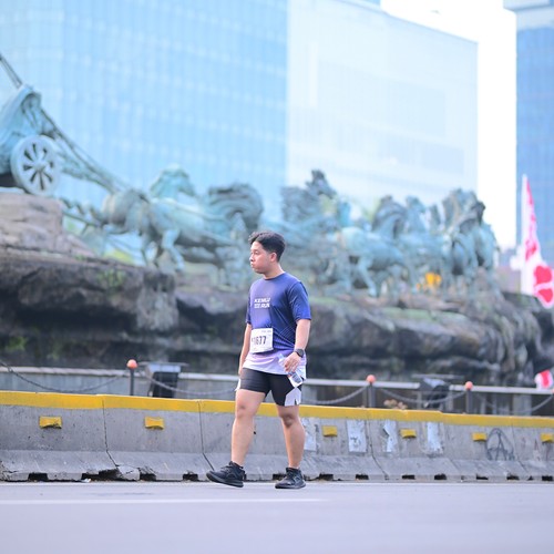 Race photo from KEMLU RUN 2026