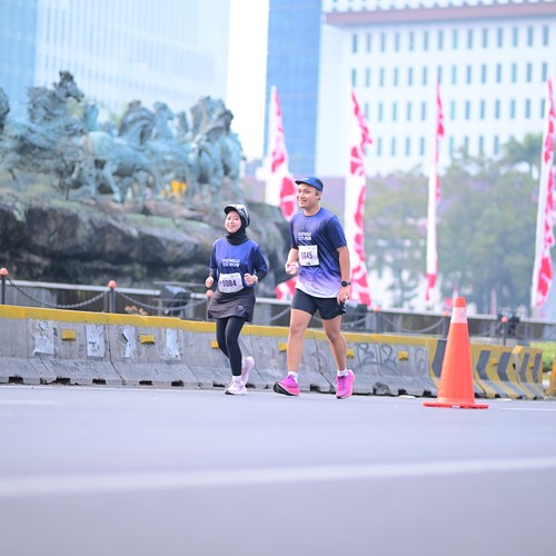Race photo from KEMLU RUN 2026