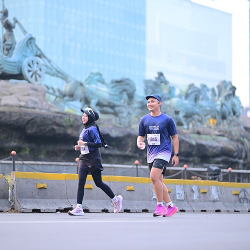 Race photo from KEMLU RUN 2026