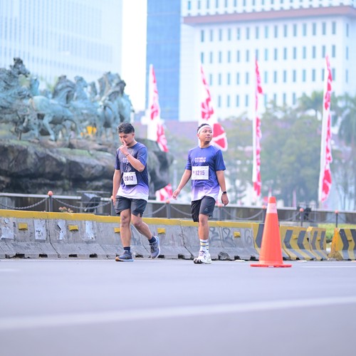 Race photo from KEMLU RUN 2026