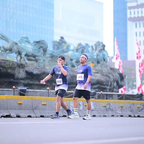 Race photo from KEMLU RUN 2026