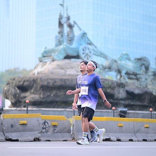 Race photo from KEMLU RUN 2026