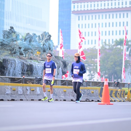 Race photo from KEMLU RUN 2026