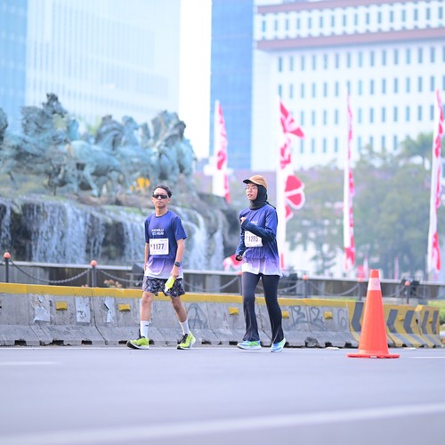 Race photo from KEMLU RUN 2026