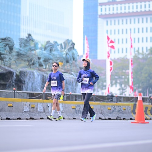 Race photo from KEMLU RUN 2026