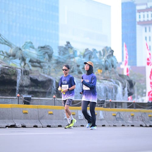 Race photo from KEMLU RUN 2026