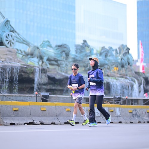 Race photo from KEMLU RUN 2026