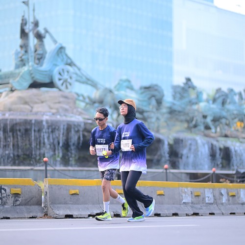 Race photo from KEMLU RUN 2026