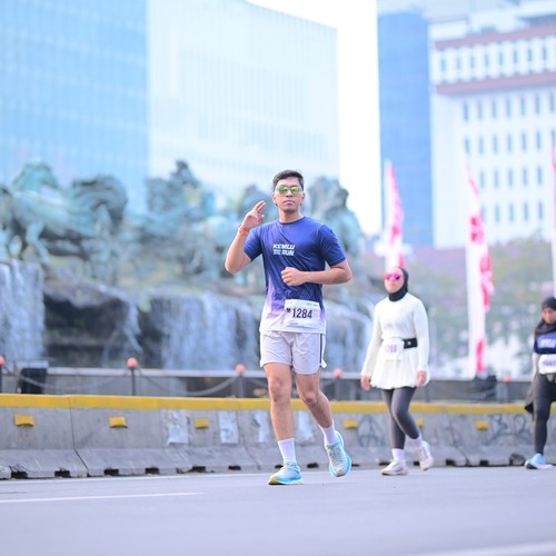 Race photo from KEMLU RUN 2026