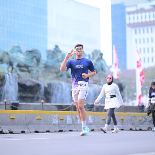Race photo from KEMLU RUN 2026